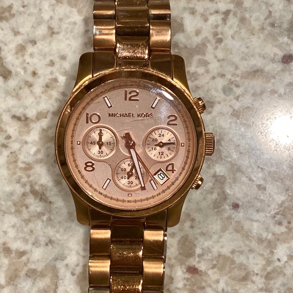 Rose Gold Michael Kors watch